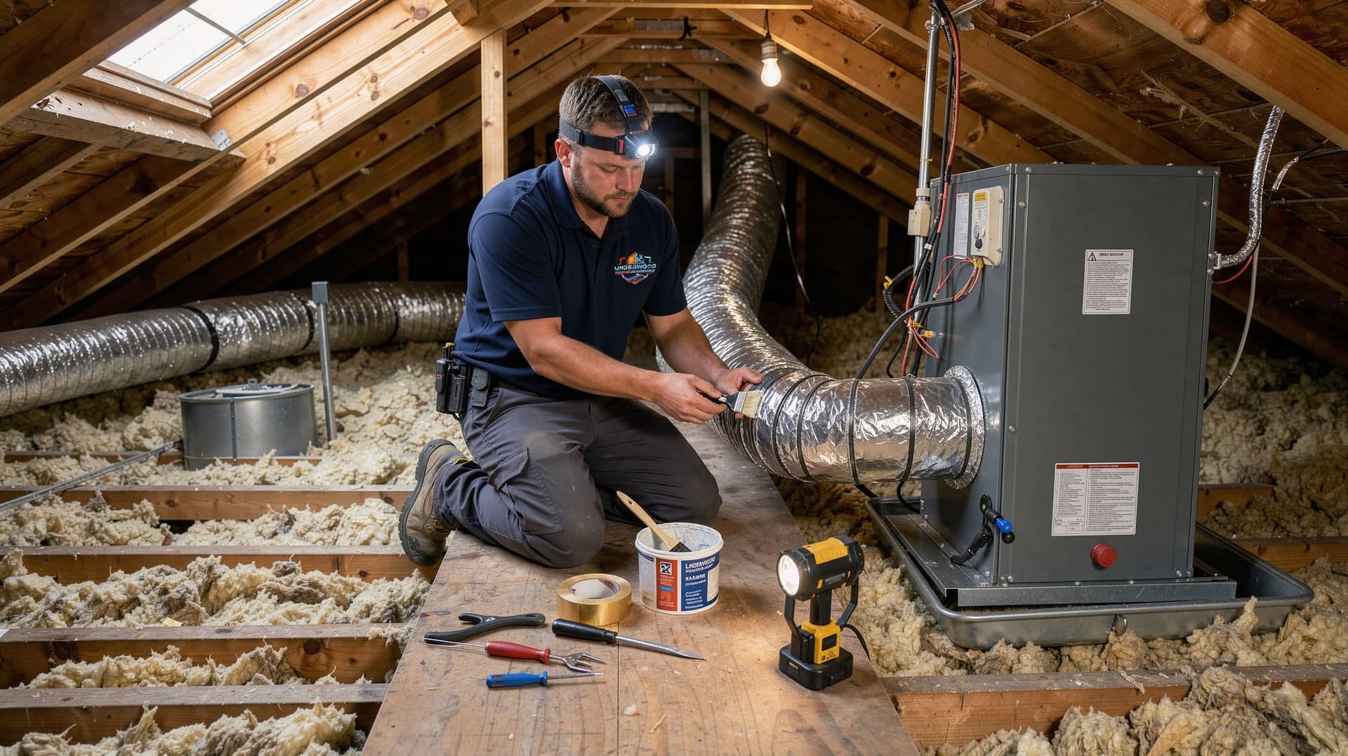 Underwood Heating and Air Conditioning commercial HVAC replacement project in Phenix City Alabama